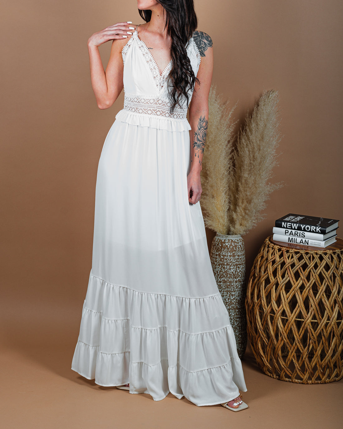Head Over Heels Tiered Maxi Dress