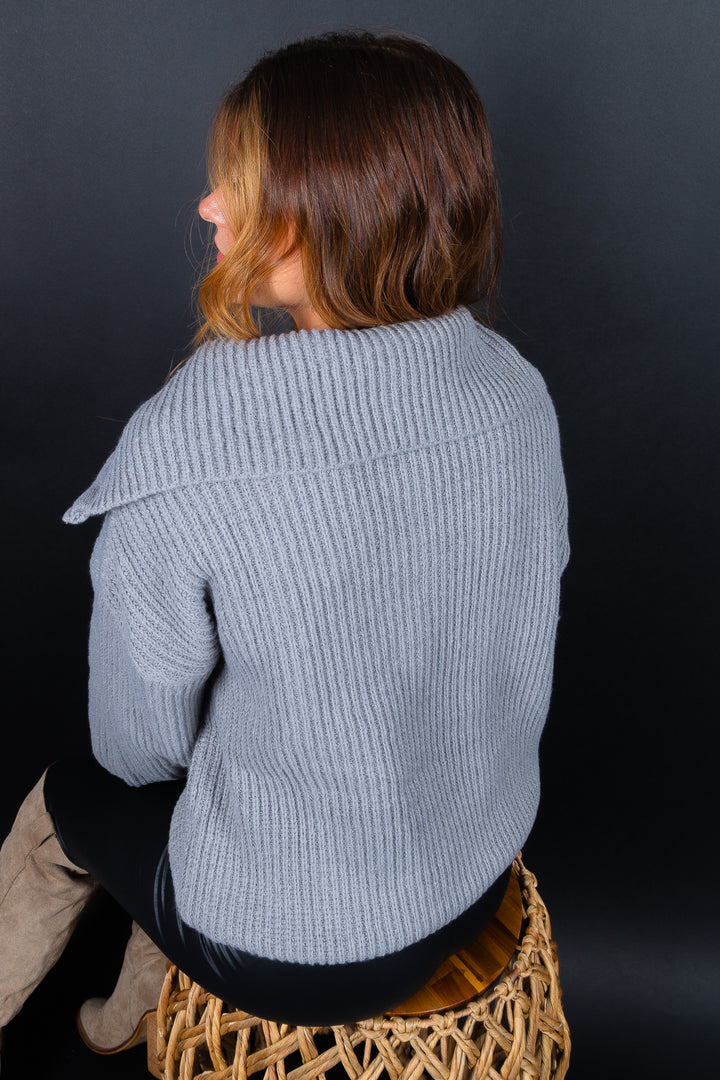 Tell It Like It Is Knit Sweater