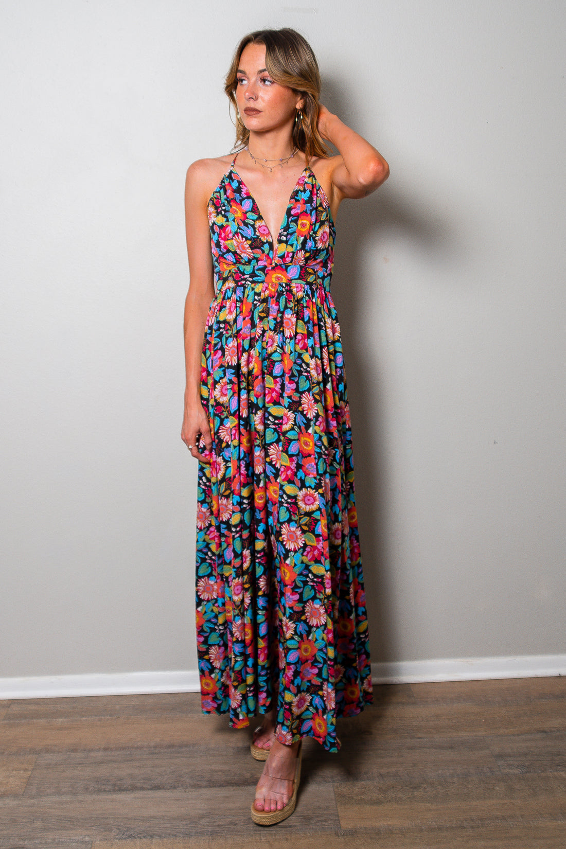 Plenty Of Petals Floral Maxi Dress