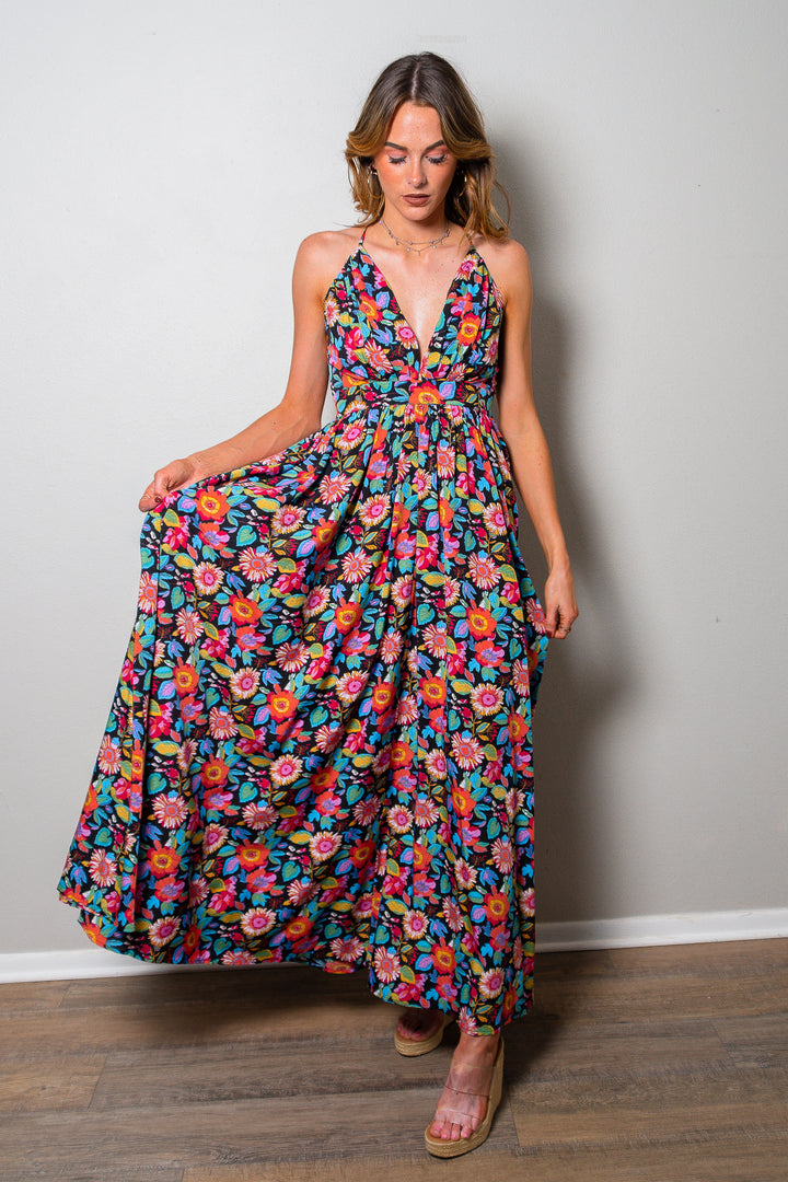Plenty Of Petals Floral Maxi Dress