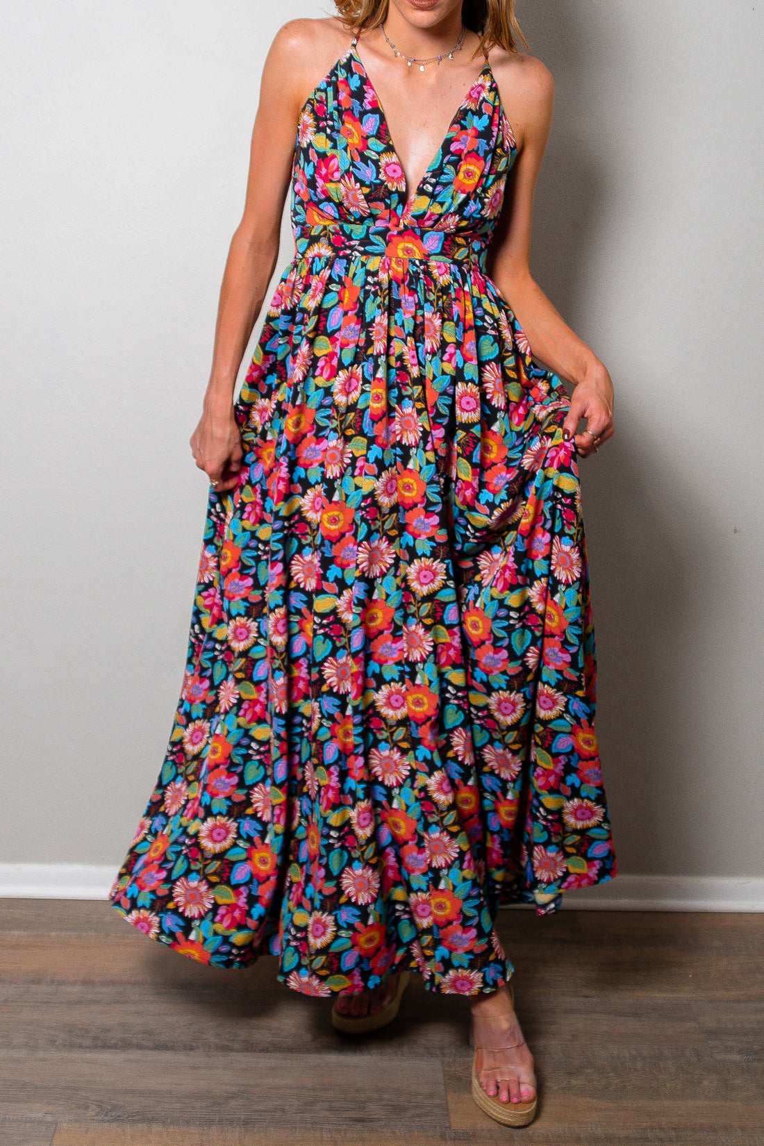 Plenty Of Petals Floral Maxi Dress