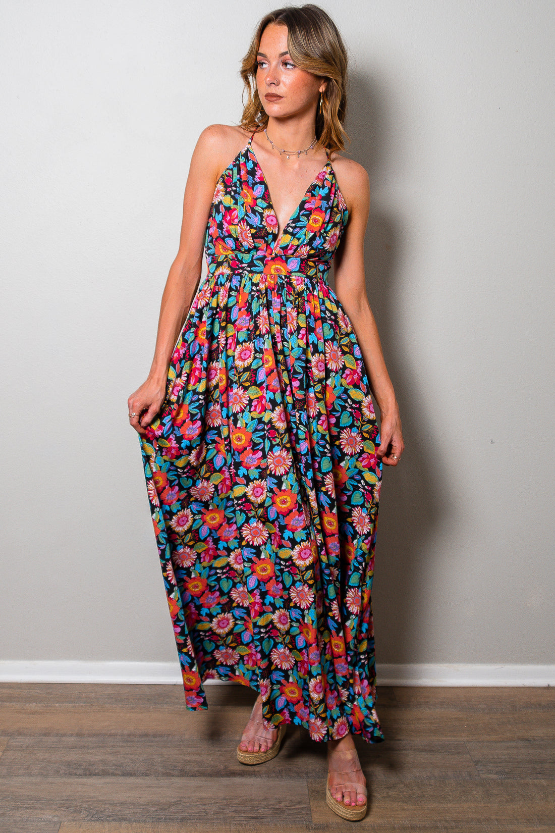 Plenty Of Petals Floral Maxi Dress