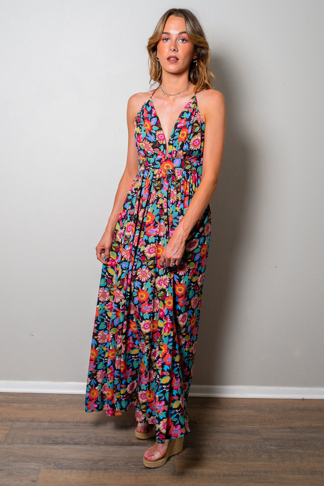 Plenty Of Petals Floral Maxi Dress