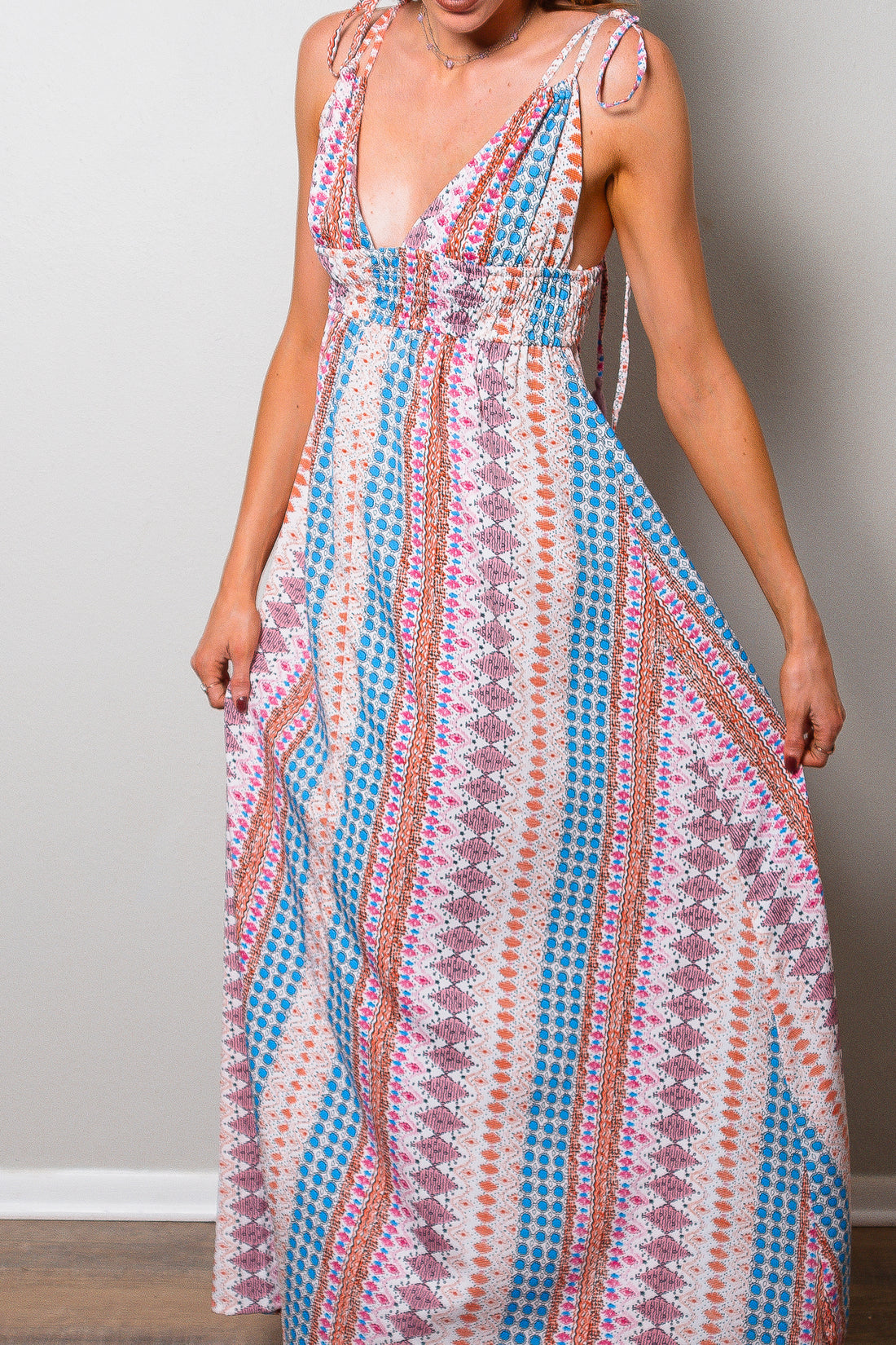 Forbidden Love Printed Maxi Dress