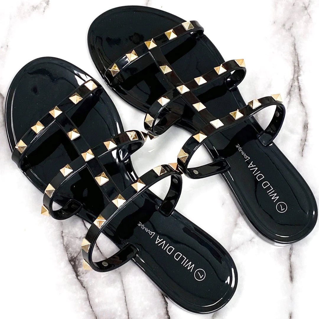 So Mellow Studded Slippers