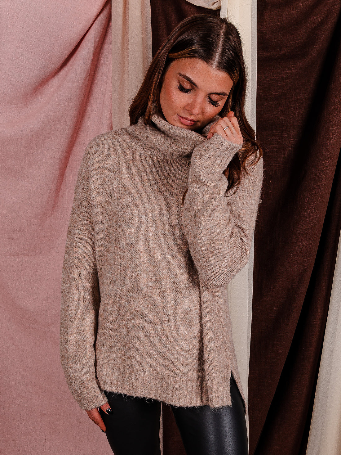 In Session Turtleneck Sweater